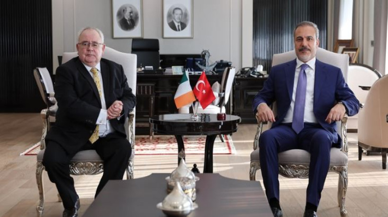 Dışişleri Bakanı Fidan, İrlanda Meclis Başkanı O Fearghail ile görüştü